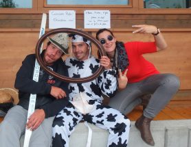 photo de l'équipe déguisée